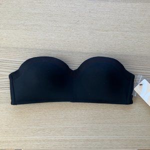 Lively No-Wire Strapless Bra Black 34B BRAND NEW with TAGS!